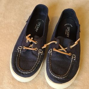 Sperry navy shoes size 8